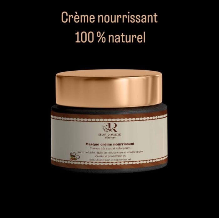 Masque crème nourrissante pour cheveux secs - Image 1