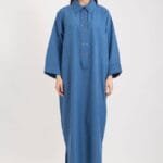 La Petite Robe Noire en Lin Boutonnée – Élégance Intemporelle pour Toutes Occasions