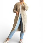 Cape Tricotée Oversize Femme