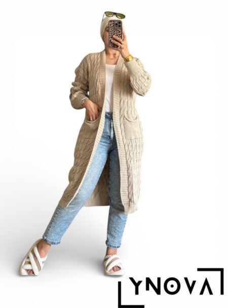 Cape Tricotée Oversize Femme